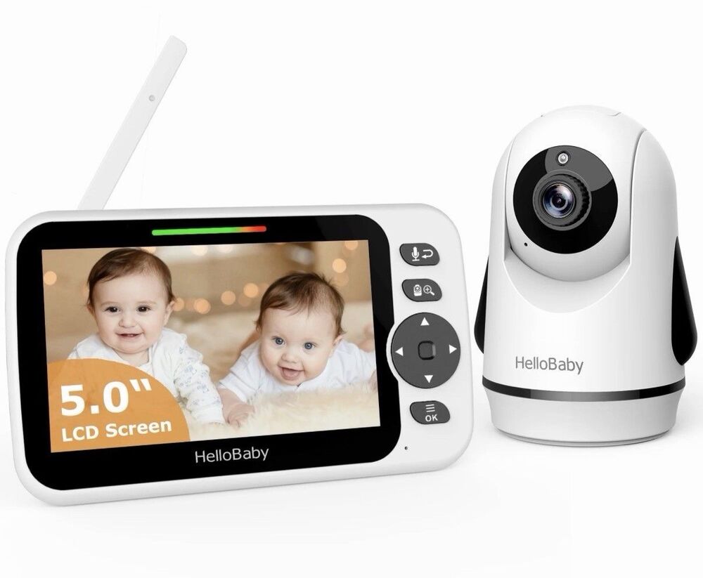 HelloBaby Baby Monitor 5" Screen 30 Hour 5 inch (Single Camera) HB6550 no WiFi